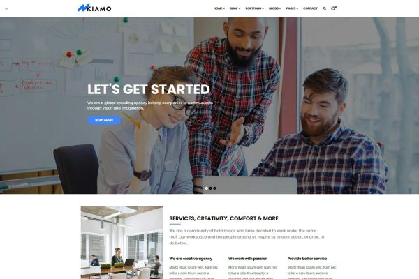 Download Kiamo - Responsive Business WordPress Theme