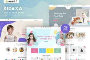 Download Kidexa - Kids & Baby Store Shopify Theme Kids & Baby Store Shopify Theme