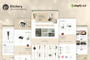 Download Kitchery - Kitchen Appliances Shopify Theme Home Appliances, multipurpose, Technology, 2.0 themes, Retails, ecommerce store kitchen products,