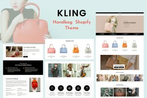 Download Kling - Bags, shoes Fashion Store Shopify Theme Shopify Simple Clean Bags, Lifestyle Products, Gadget, Fashion Accessories eCommerce Store Template.