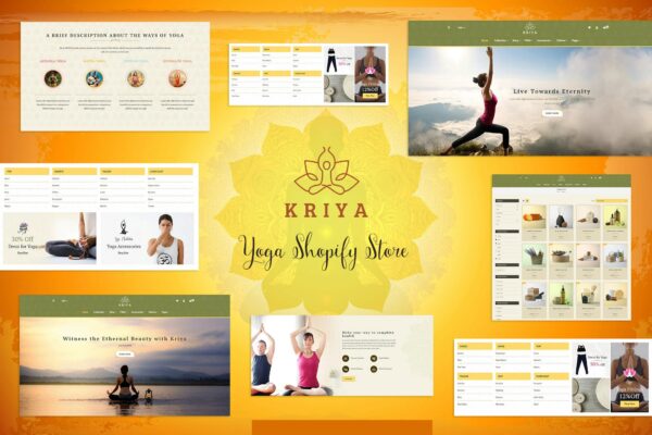 Download Kriya - Yoga Shopify Store, Pilates Shop Theme Yoga, Pilates & Weight loss Stores. Coach Materials. Meditation, Responsive Health & Wellness Store.
