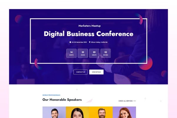 Download La Evento - An Organized Event WordPress Theme Summit, Seminar, Corporate, Event, Ticket Booking, Speaker, Webinar, Workshop WordPress Theme