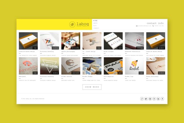 Download Laboq - The Ultimate HTML5 Minimal Template Minimal