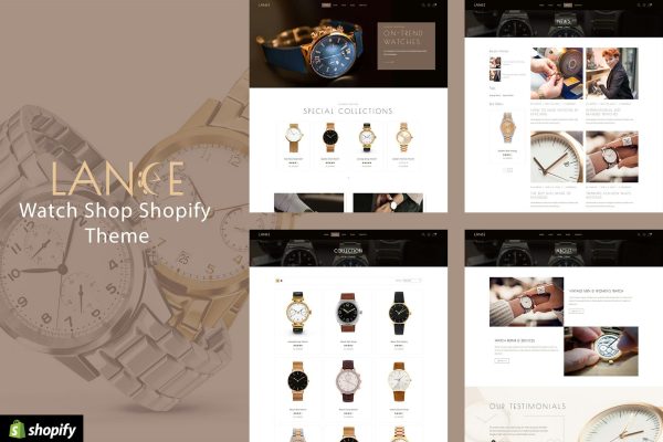 Download Lance - Watches Store Shopify Theme Luxury,Smartwatch,Fashion,couple,brand,women,wrist watches,business,shopify,shop,design,applewatches