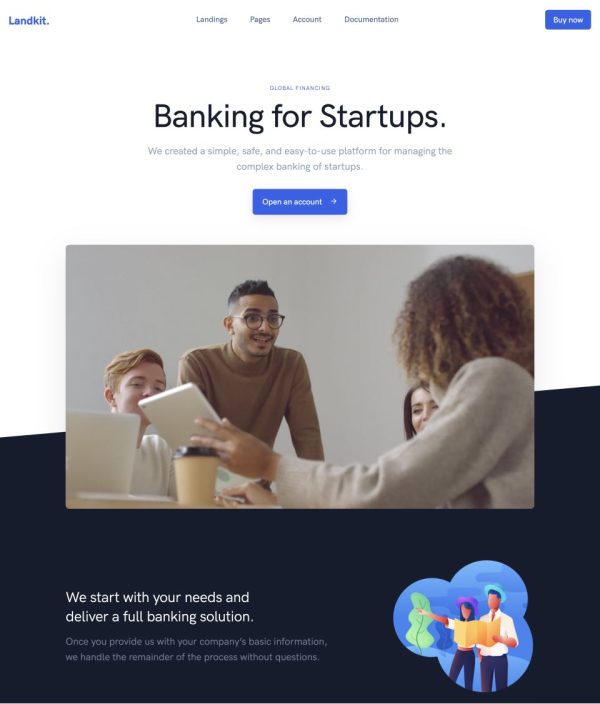 Download Landkit - Multipurpose Business WordPress Theme Build a beautiful, modern website the easy way with Landkit