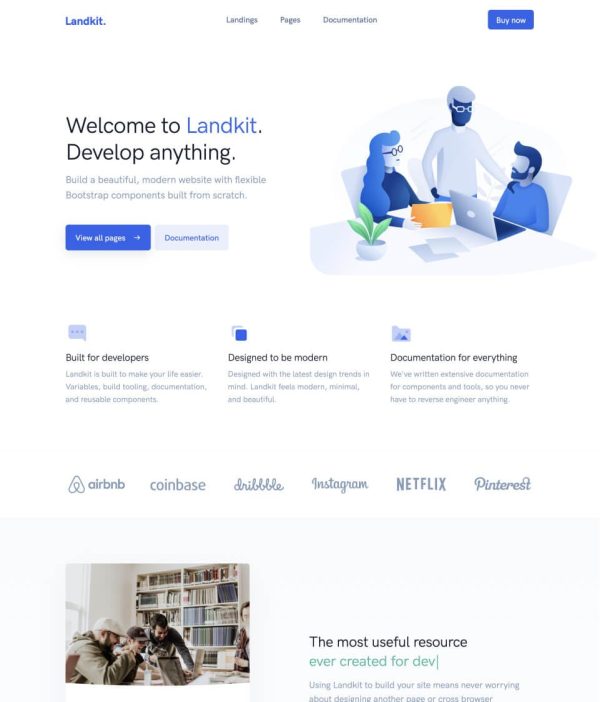 Download Landkit - Multipurpose Business WordPress Theme Build a beautiful, modern website the easy way with Landkit