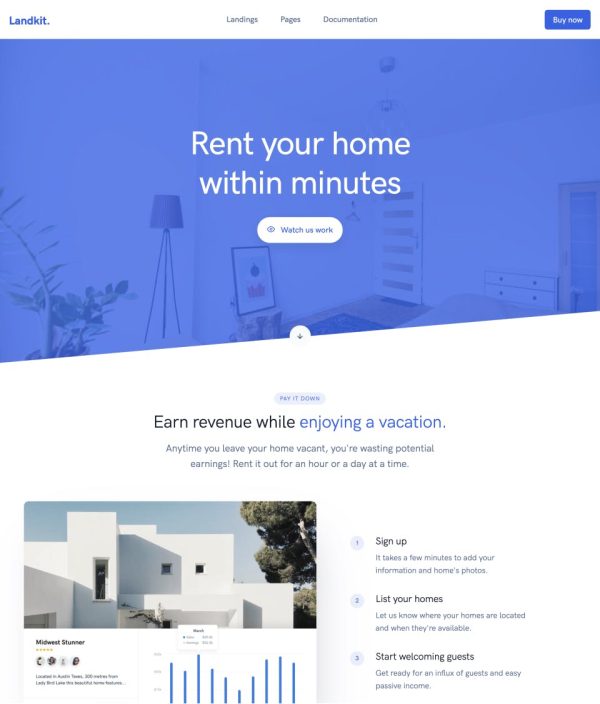 Download Landkit - Multipurpose Business WordPress Theme Build a beautiful, modern website the easy way with Landkit