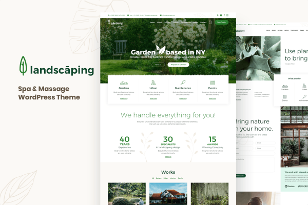 Download Landscaping - Garden Landscaper WordPress Theme The Ultimate Niche WordPress Theme for the Landscaping and Gardening Industry