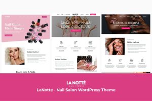 Download LaNotte - Nail Salon WordPress Theme beauty, beauty parlour, care, elementor, health, manicure, nails, pedicure, salon, wordpress
