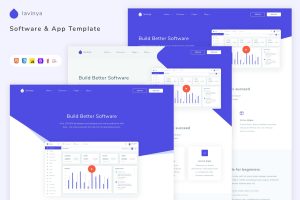 Download Lavinya - Software and App Template agency, app, business, computer, corporate, hosting, landing, mobile, network, portfolio, saas, html