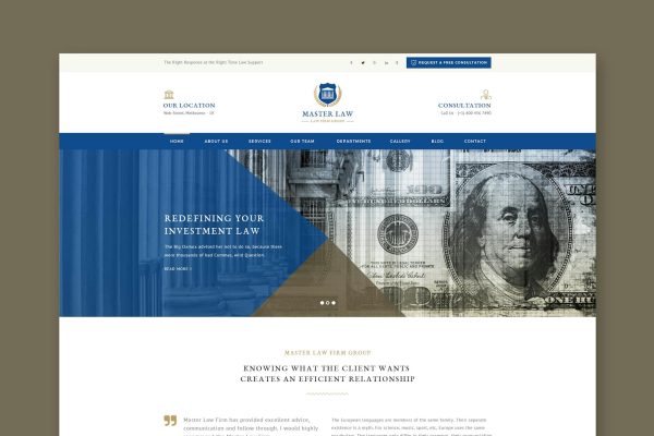 Download Law Master - Attorney & Lawyer HTML Template Attorney & Lawyer