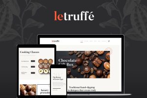 Download Le Truffe Chocolate Boutique WordPress Theme