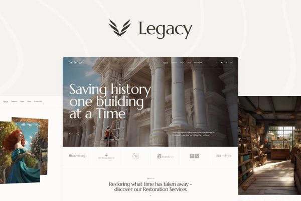 Download Legacy Antique, Vintage & Collectibles WordPress Theme