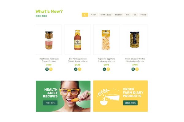 Download Lettuce Organic Food & Eco Products Store WordPress Theme