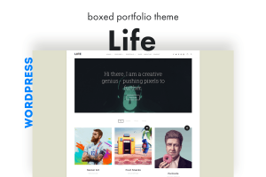 Download Life - Boxed Portfolio WordPress Theme Life is a WordPress portfolio theme with a boxed layout. Simple and easy!