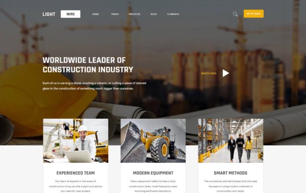 Download Lightwire Construction And Industry Theme