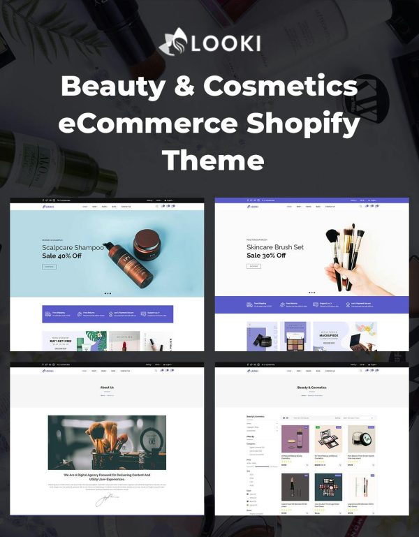 Download Looki - Beauty & Cosmetics eCommerce Shopify Theme Beauty & Cosmetics eCommerce Shopify Theme