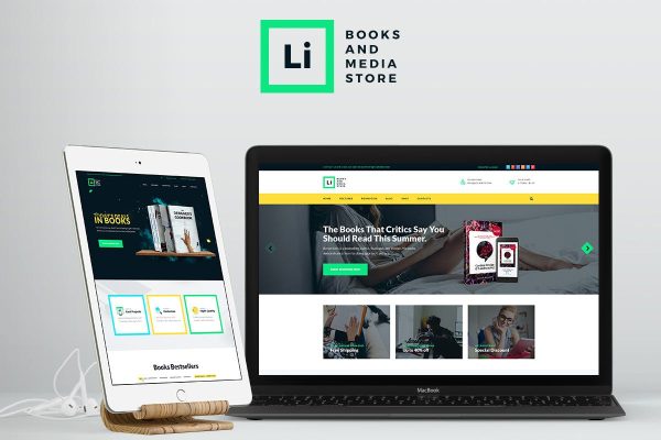 Download Lorem Ipsum Books & Media Store WordPress Theme