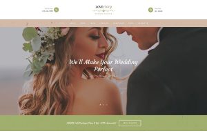 Download Love Story A Beautiful Wedding and Event Planner WordPress Theme