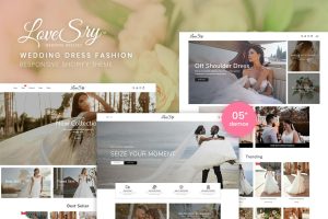 Download LoveSry - Wedding Dress Fashion Responsive Shopify Wedding Dress Fashion Responsive Shopify