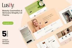 Download Lushy - Beauty Cosmetics & Skincare Shopify Theme Beauty Cosmetics & Skincare Shopify Theme, Beauty, Cosmetic & Skincare Accessories, Multiple Page