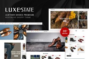 Download LuxeState - Leather Shoes Premium Shopify Theme Leather Shoes Premium Shopify Theme