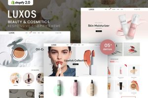 Download Luxos - Beauty & Cosmetics Shopify Theme Beauty & Cosmetics Responsive Shopify Theme