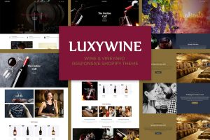 Download Luxywine - Wine & Vineyard Shopify Theme Wine & Vineyard Responsive Shopify Theme