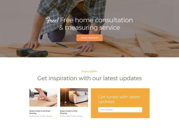 Download Mahogany Flooring Company WordPress Theme