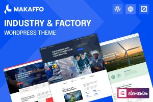 Download Makaffo | Industry & Factory WordPress Theme Industrial, robotics and metallurgy Manufacture, engineering, chemical products