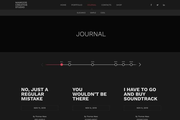 Download Manggis - Creative Portfolio and Blog Theme Manggis is a Beautiful and Simple Portfolio Template with Dark and Light Color Schemes