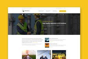 Download Manufactory: Multi-Industrial HTML Template Multi-Industrial HTML Template