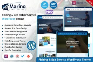 Download Marino - Fishing & Sea Hobby WordPress Theme Fishing Solution And Service WordPress Theme is specially designed for fishing club and sea club