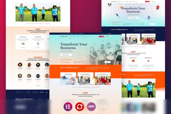 Download MarLab – Digital Solutions WordPress Theme Designed for all modern agency websites, Marketing, seo & app landing page layouts
