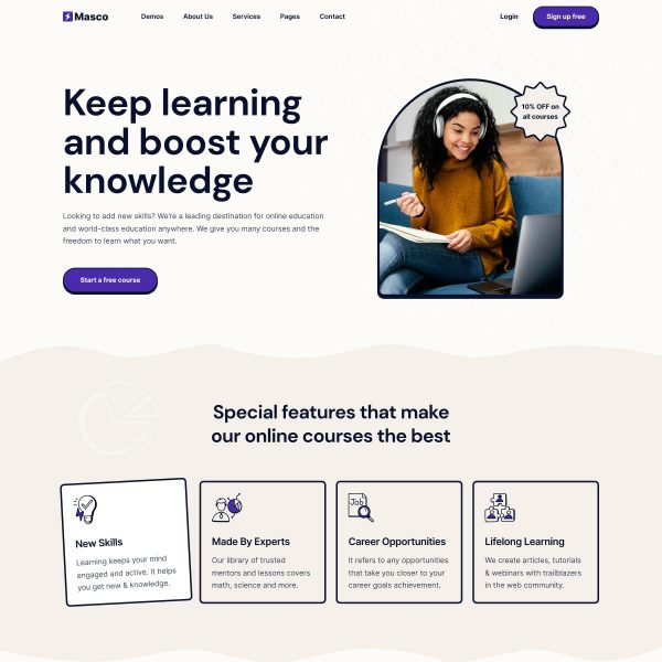 Download Masco - Saas Software Startup WordPress Software, Apps & Technology Digital Agency