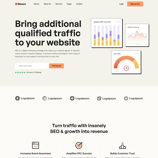 Download Masco - Saas Software Startup WordPress Software, Apps & Technology Digital Agency