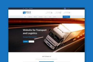 Download Max Logistics - Transport & Logistics HTML Templat Transport & Logistics