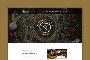 Download Max Restaurant - Responsive HTML Template Restaurant & Pizzeria