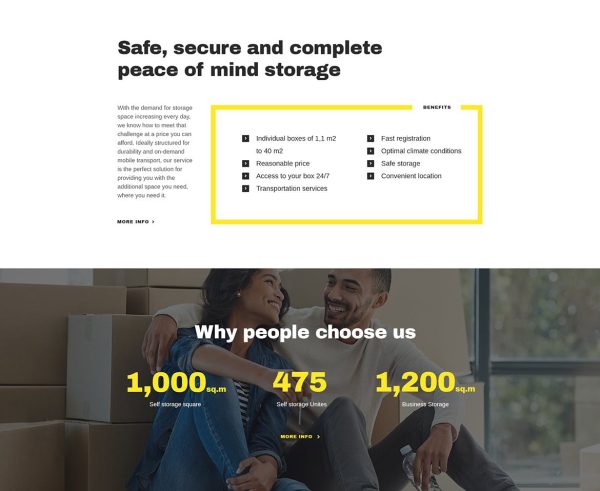 Download MaxCube Self Storage Business WordPress Theme