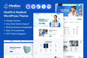 Download Mediax - Health & Medical WordPress Theme Mediax – Health & Medical WordPress Theme is a minimal and contemporary WordPress theme