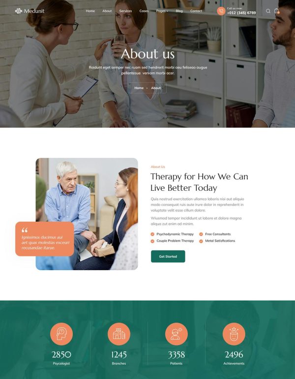 Download Medunit | Psychology & Health Care WordPress Theme Psychology & Health Care WordPress Theme