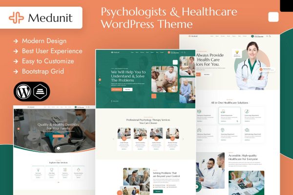 Download Medunit | Psychology & Health Care WordPress Theme Psychology & Health Care WordPress Theme