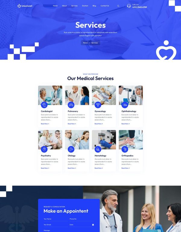 Download Medwell | Medical & Health Care WordPress Theme Medical & Health Care WordPress Theme