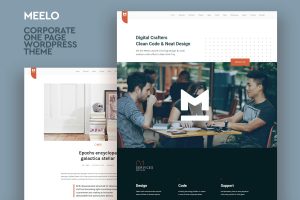 Download Meelo - Corporate One Page WordPress Theme Long scrolling corporate one page WordPress theme with amazing Slider Revolution plugin.