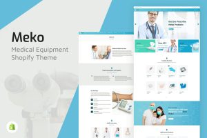 Download Meko - Medical Store Shopify Theme Responsive, Multipurpose Medical Mirjana Supplies, Drugstore, Hospital Clinics Pharma Online Stores.