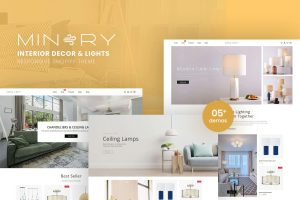 Download Minery - Interior Decor & Lights  Shopify Theme Interior Decor & Lights Responsive Shopify Theme