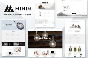 Download Minim - Minimal Wordpress Theme Minimal Woocommerce for business, Digital Agency, Multipurpose responsive, Blogging Websites, travel