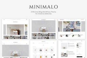 Download Minimalo - A Minimal Blog WordPress Theme