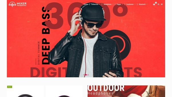 Download Mixer - Headphone & Audio Responsive Shopify Theme