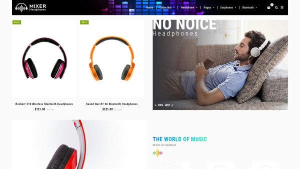 Download Mixer - Headphone & Audio Responsive Shopify Theme